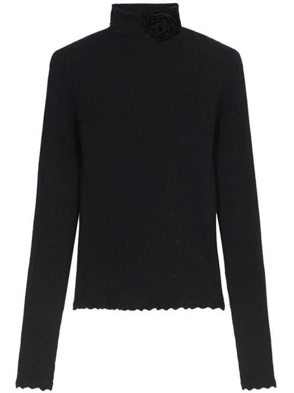 High-neck Rib
  Wool Knit