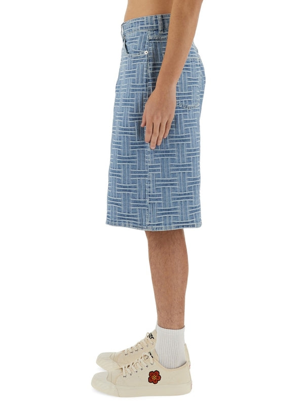 WEAVE Denim Bermuda Shorts