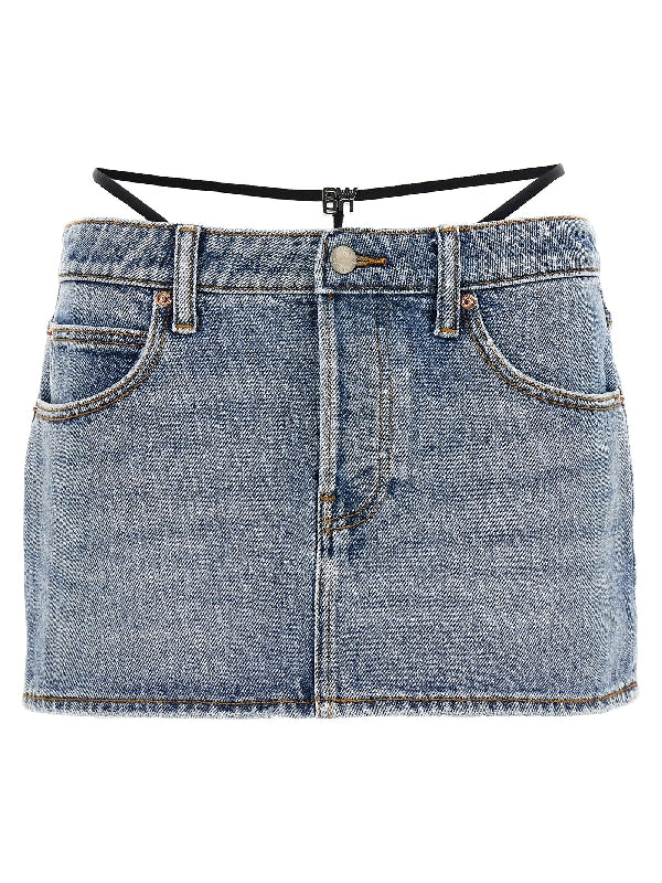 Charm Detail
  Denim Skirt