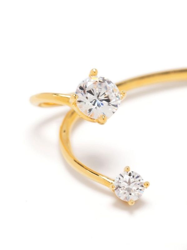 Three Point Crystal Ear Cuff