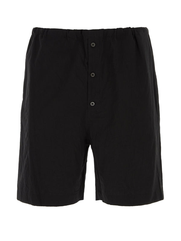 Back Logo Cotton Shorts