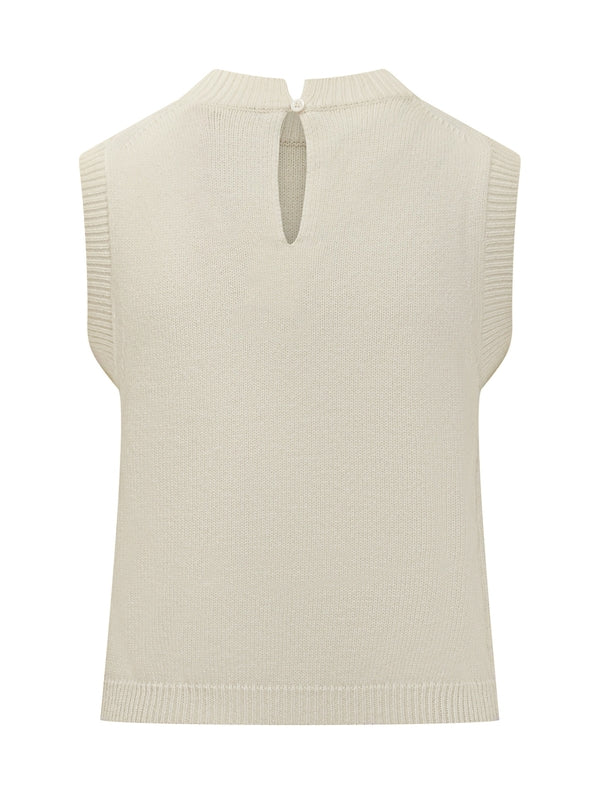 Semicouture Ivory Sleeveless
