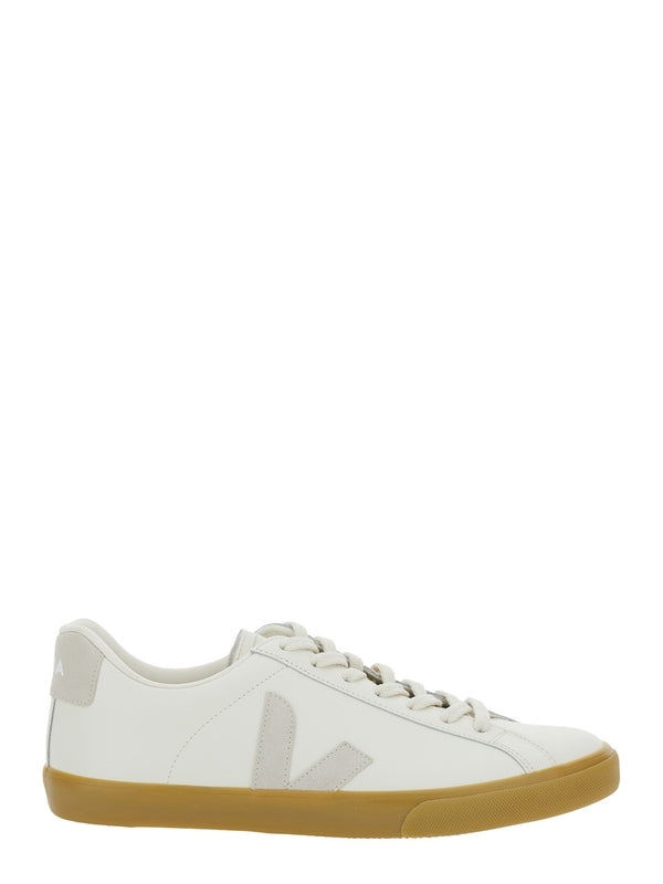 Veja White Low Top Sneakers