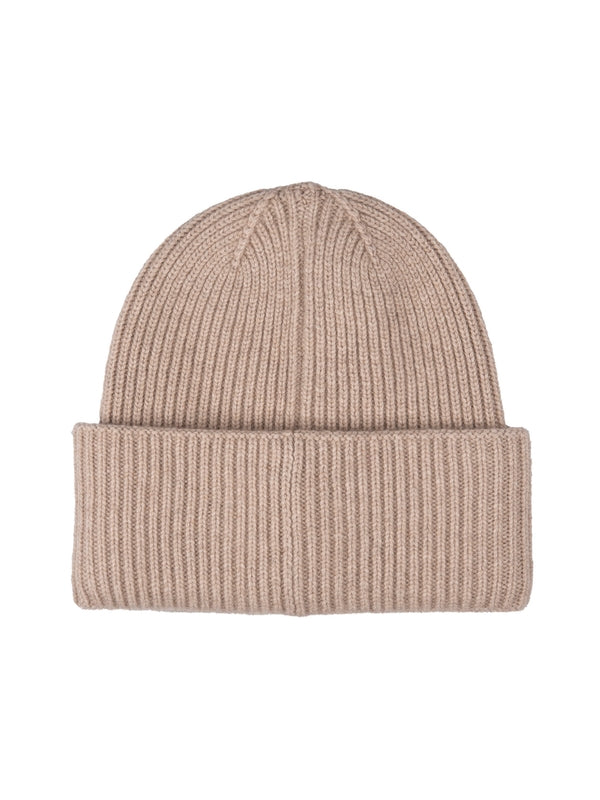 Logo Embroidered Cashmere Beanie