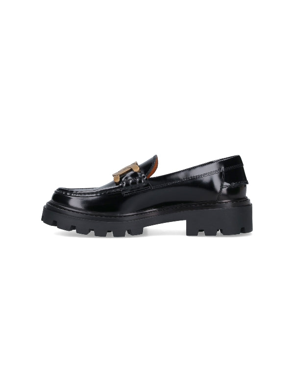 TOD'S - Chain Detail Leather Loafers - Jente