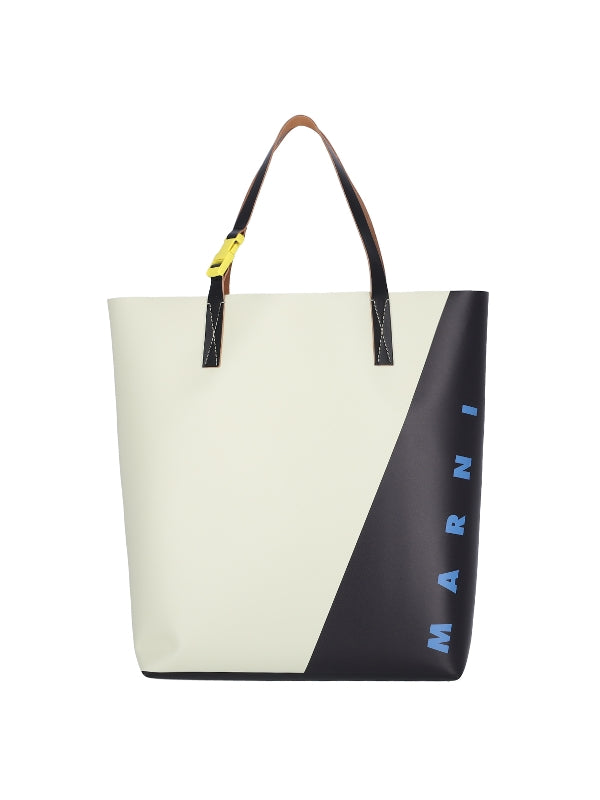 Tribeca Logo Two-Tone Tote Bag