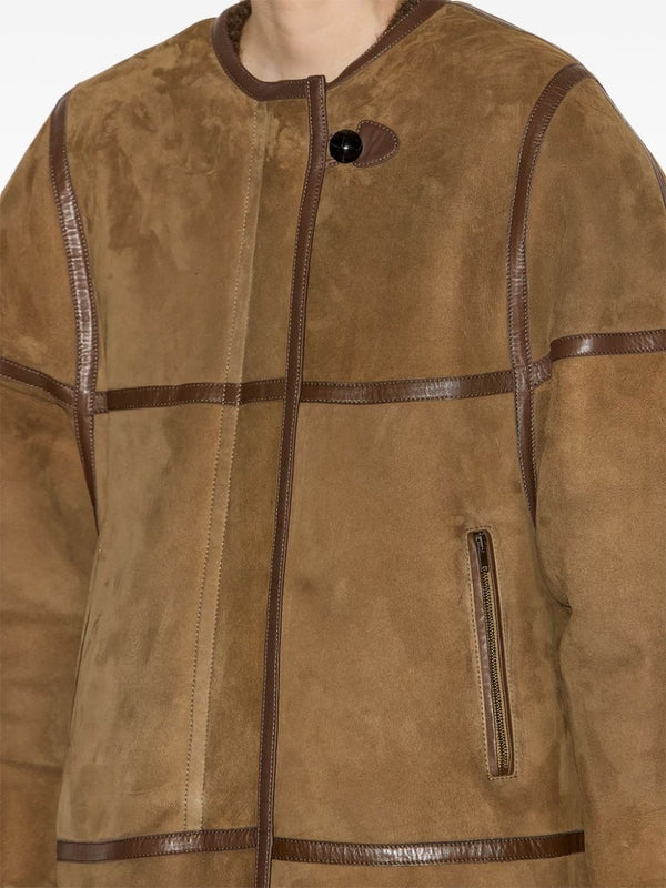 Adael Shearling Lambskin Coat