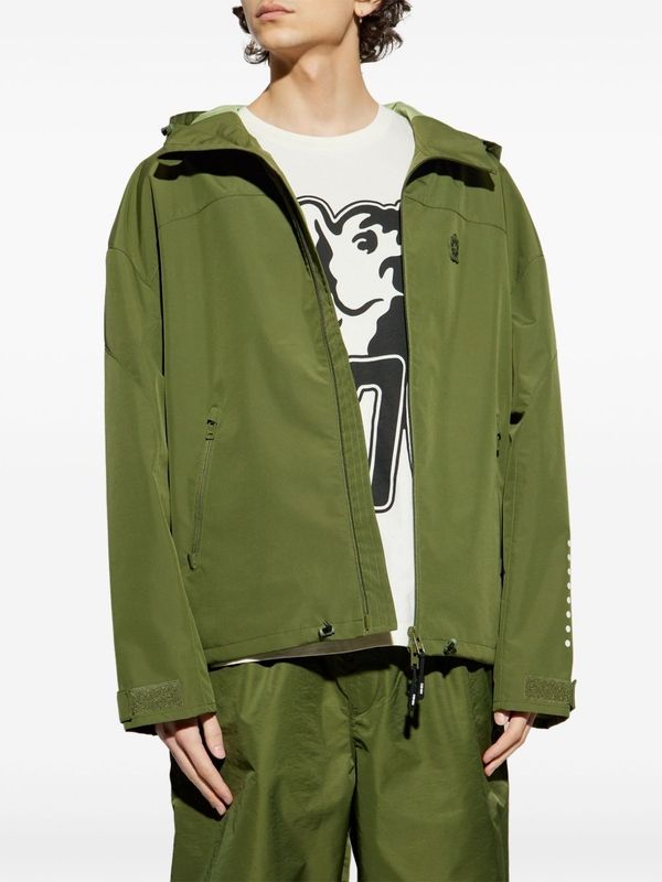 Bokeh Flower
  Patch Hood Jacket