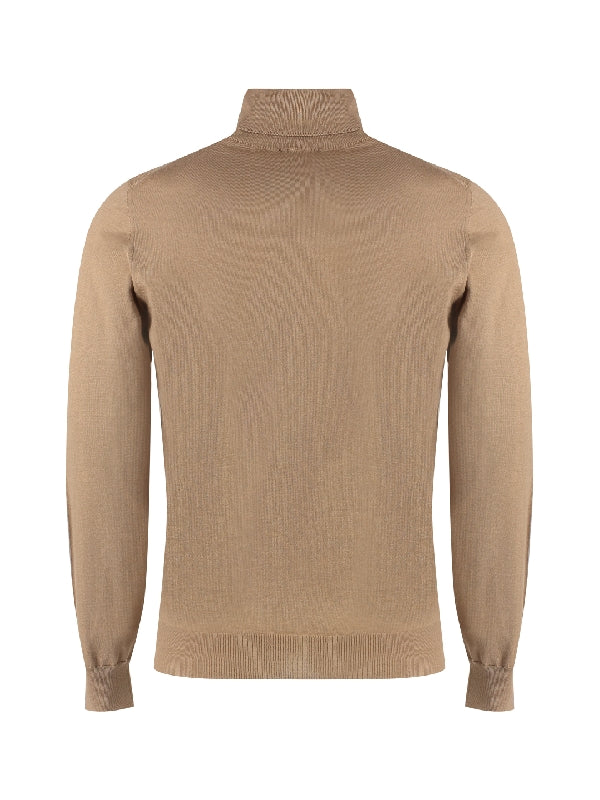 Merino Wool Turtleneck Knit