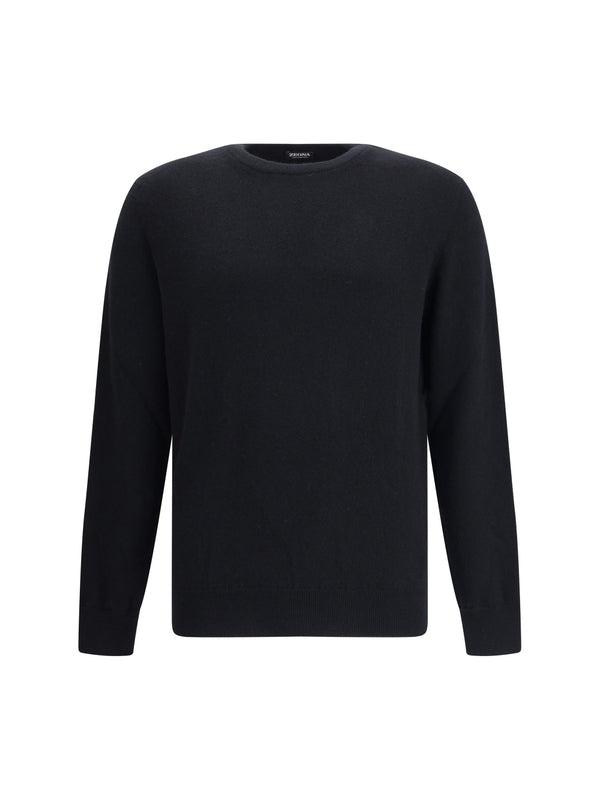 Z Zegna Black Knitted