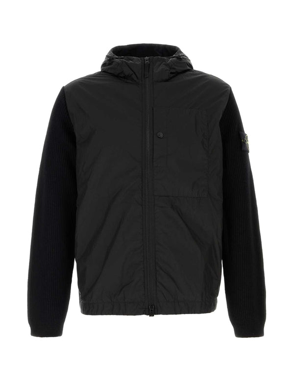 Wappen Patch Hybrid Hoodie Jacket