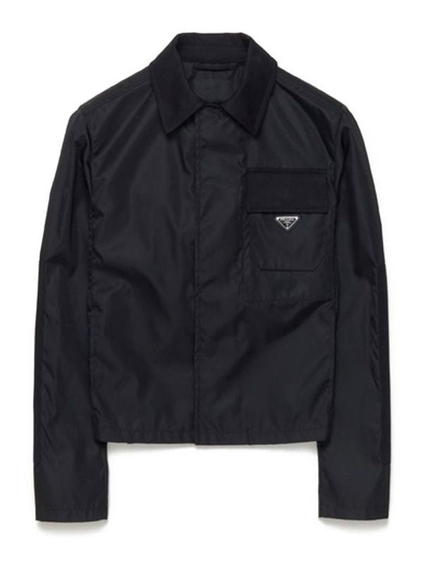 Triangle Logo Nylon Jacket