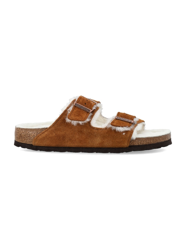 Arizona Shearling Buckle Sandals