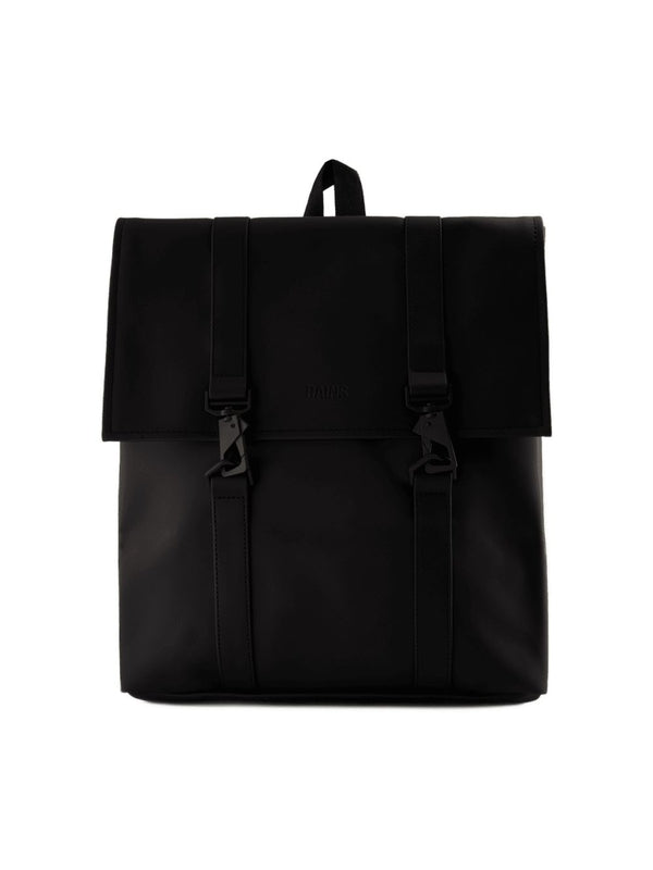 Rains Black Backpacks