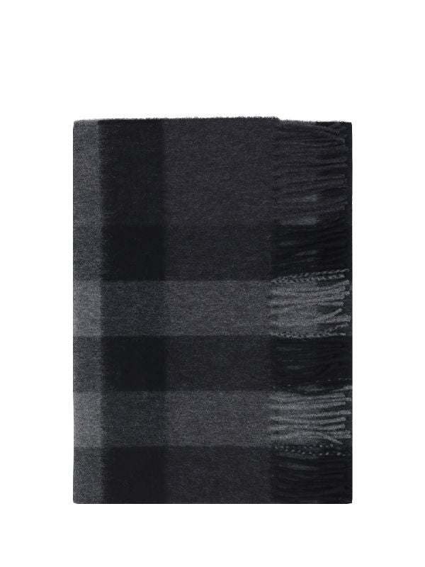 Vintage Check Cashmere Fringe Muffler