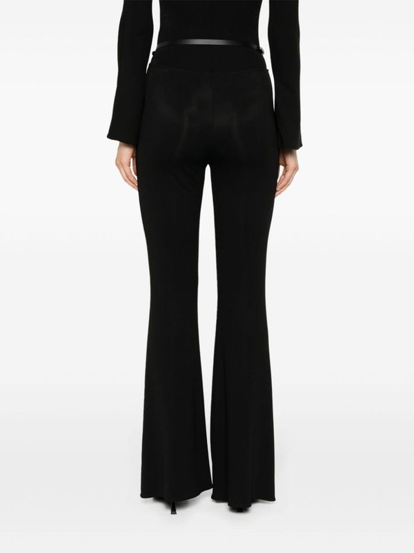 ベルトフレアパンツ