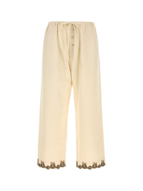 Bode Ivory Trousers