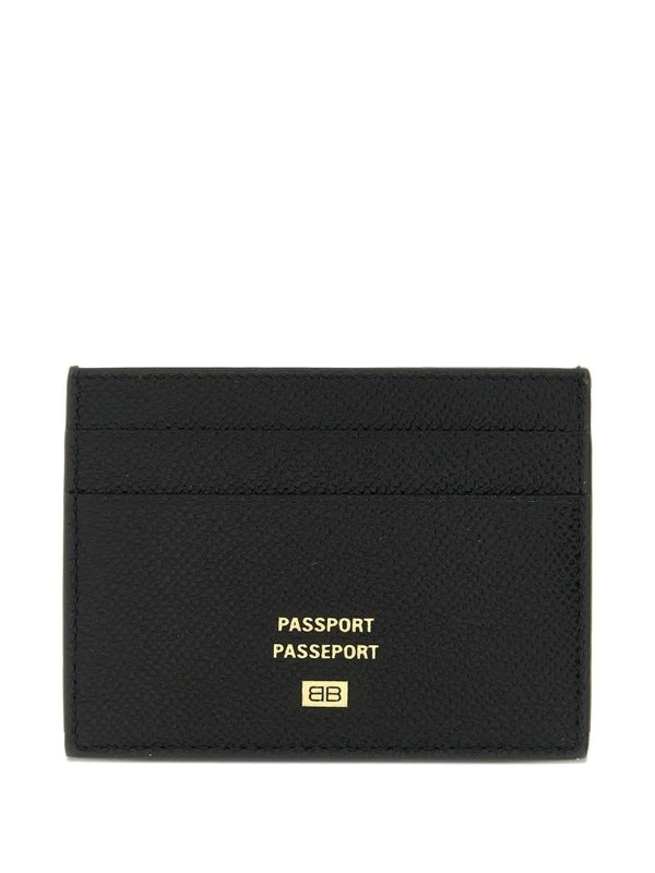 Balenciaga Black Card Holders