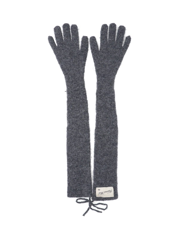 Pan Logo Knit Long Gloves