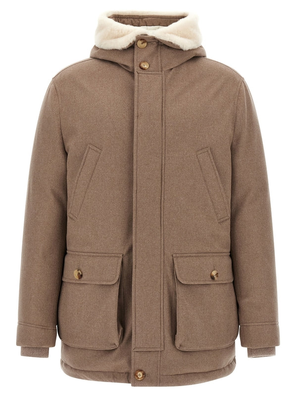 Brunello Cucinelli Beige Parka