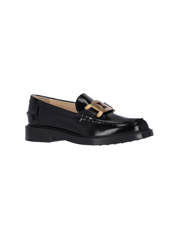 TOD'S - Chain Detail Leather Loafers - Jente