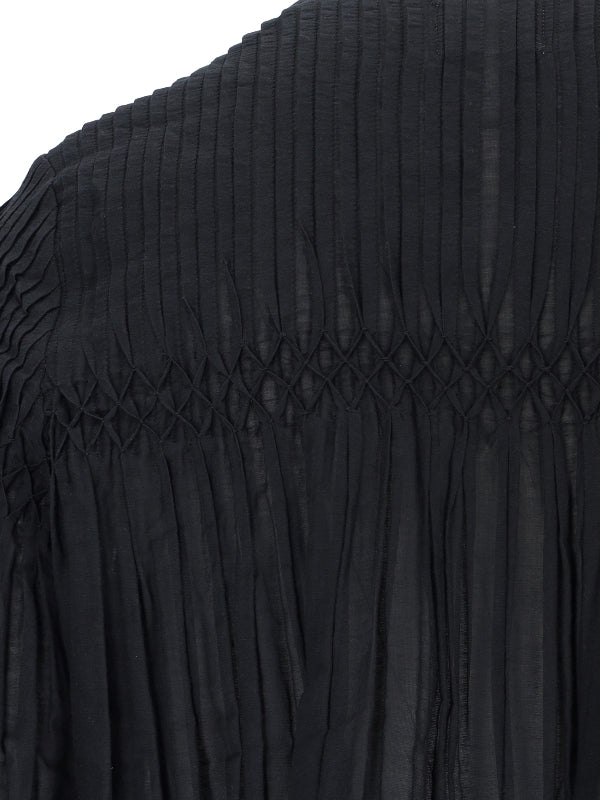 Abadi Pleated Tassel Blouse