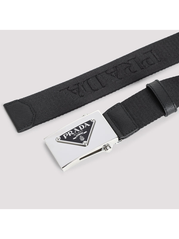 Metal Triangle Logo Belt