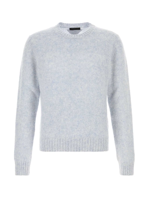 Back Triangle Logo Wool Knit