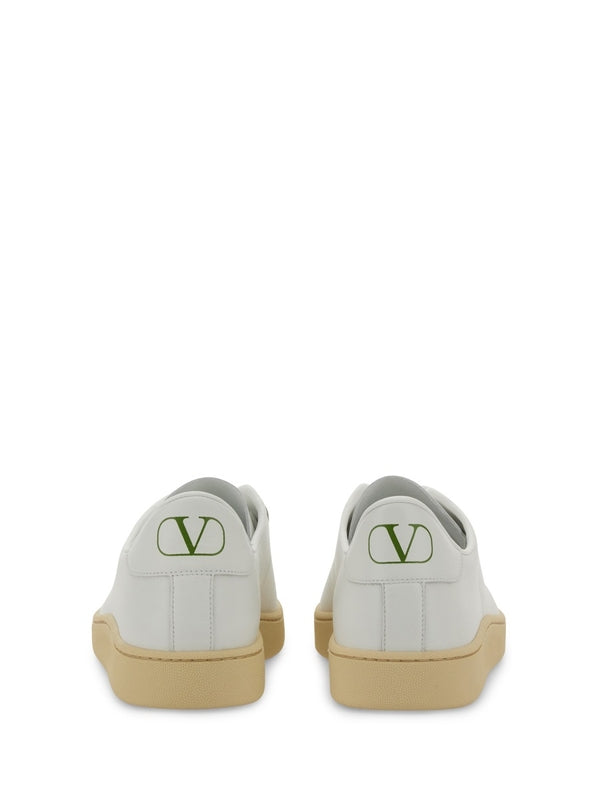 Valentino White Low Top Sneakers