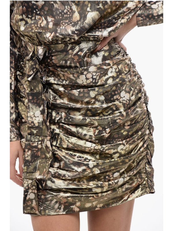 Allsaints Gold Mini Dress