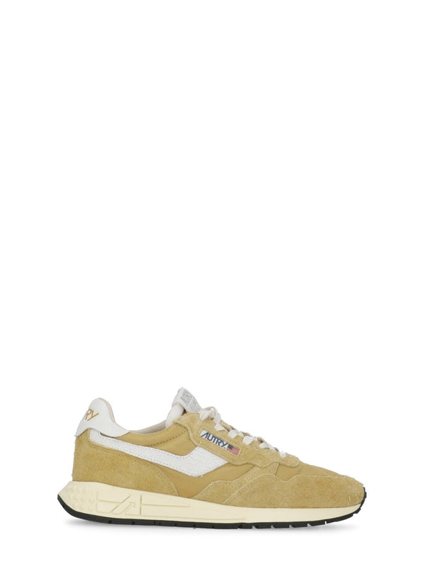 Autry Beige Low Top Sneakers