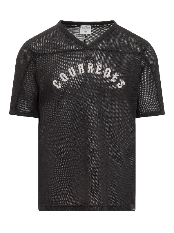 Baseball Logo Mesh Top