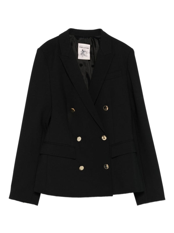 Semicouture Black Tailored Jackets