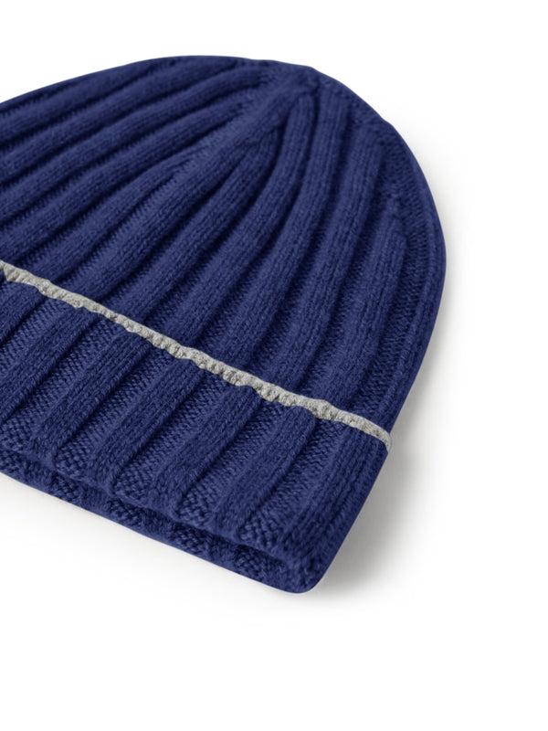 Brunello Cucinelli Navy Beanie