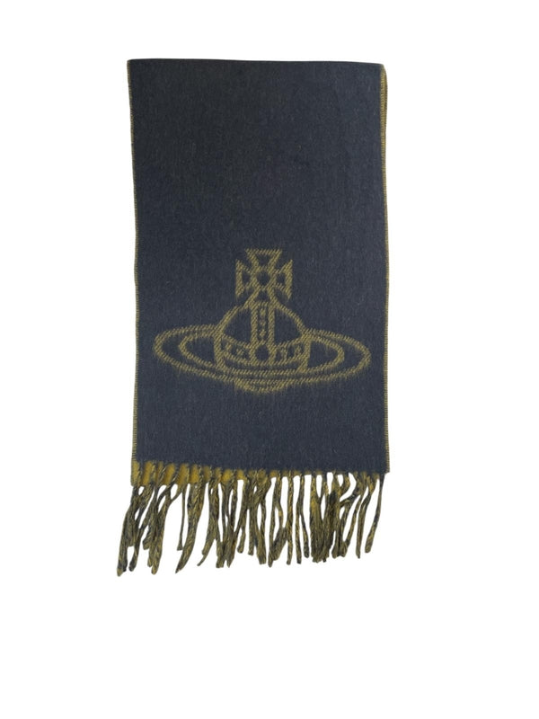 Vivienne Westwood Navy Wool Mufflers