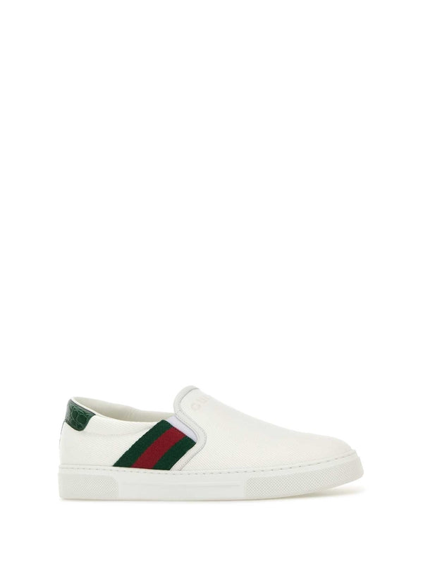 Gucci White Low Top Sneakers