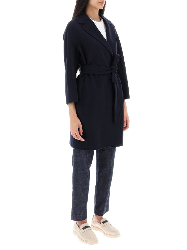 Arona Belted Wool Midi Coat