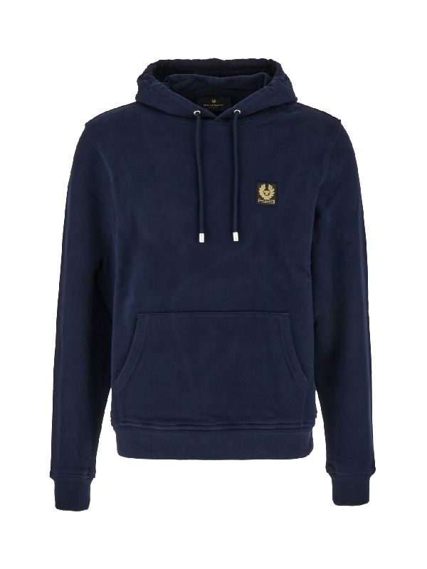 Logo Patch Cotton Hoodie