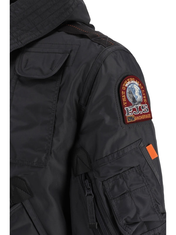 Gobi Logo Patch Bomber Puffer