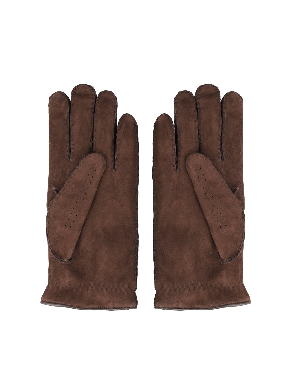 Brown Leather Gloves