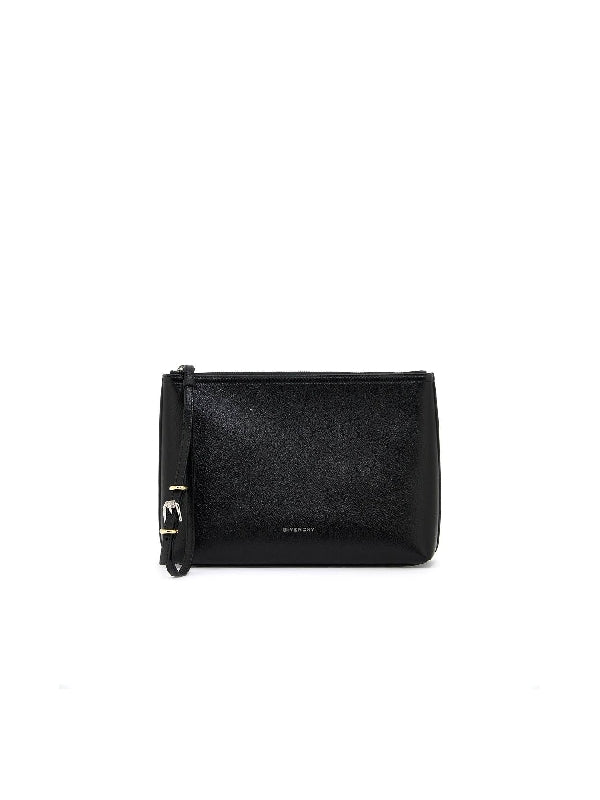 Voyou Logo Leather Pouch Bag - Jente