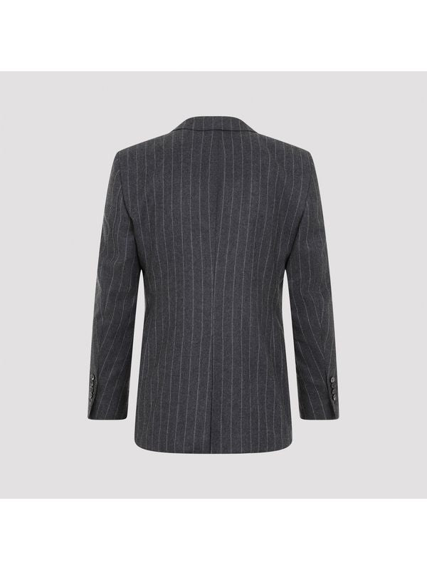 Pinstripe Wool Suit