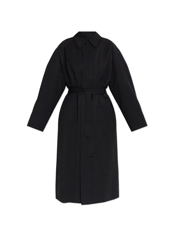 Belted Wool Viscose Coat