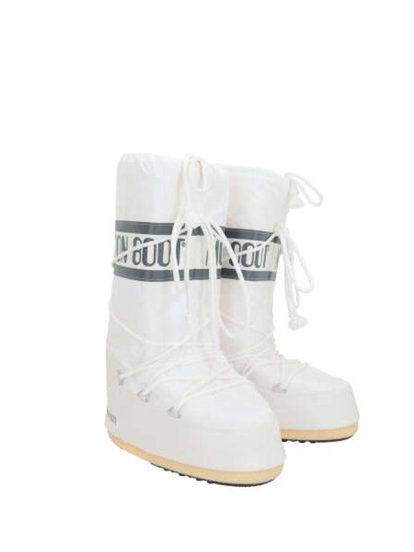 Moon Boot White Middle Boots