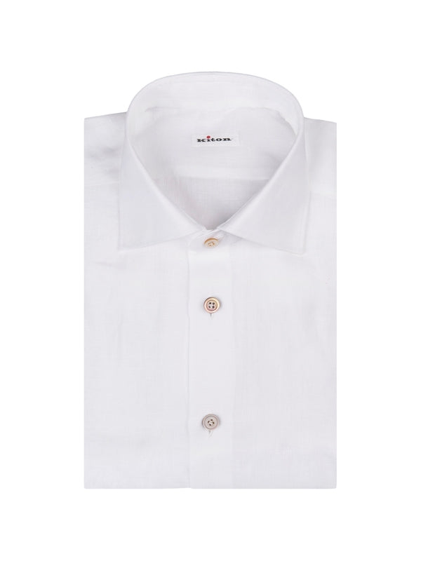 Classic Collar Linen Shirt