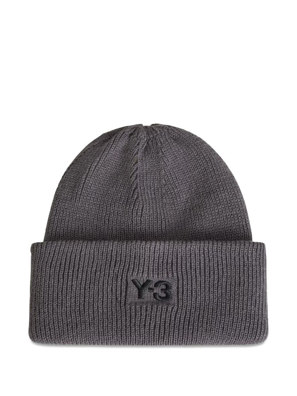 Y-3 Grey Beanies