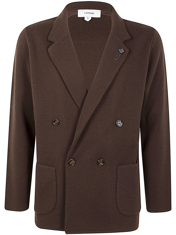 Boutonniere Pin Wool Tailored Jacket