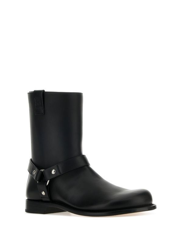 Calfskin Biker Boots