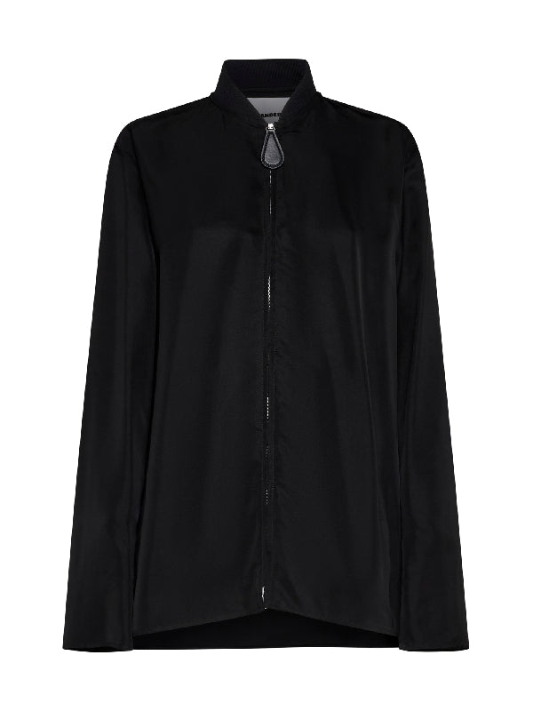 Viscose Zip-Up Shirt