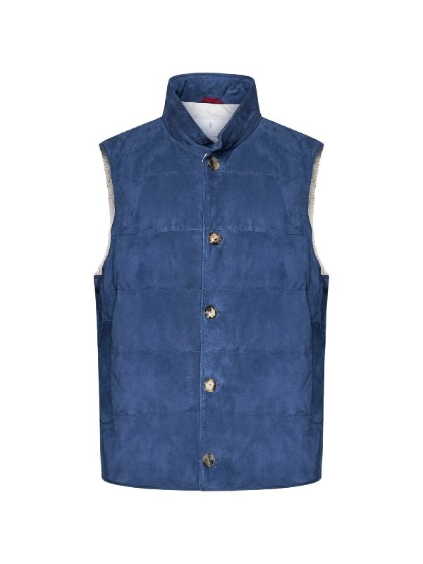 Suede Padded Vest